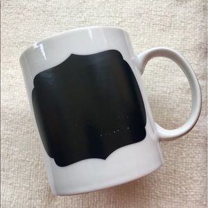 ☘️5 for $25☘️ Chalkboard Coffee Tea Drinks Cup/Mug White 10oz